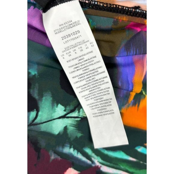 Ralph Lauren JUNGLE PARADISE High-Neck Halter Tankini Swim Top Floral US 6 NWT's - Picture 6 of 8